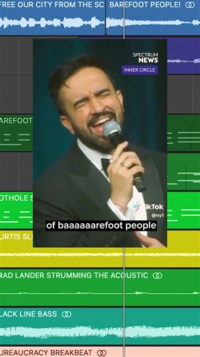 Auto-Tune Zohran Mamdani vs. Barefoot People, but he auto-tuned himself so we just need to produce h