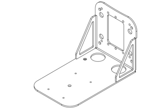 FEC-4WM Wall Mount for AW-UE4 PTZ