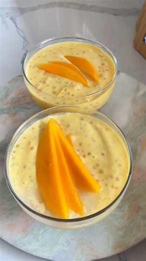 Priyanka Govender on Instagram: "Mango Sago Dessert 🥭 It’s mango season, and this mango sago dessert is refreshing and really easy sunmer dessert to make. INGREDIENTS - 4 medium mangoes - 200 g sago - 1 tin coconut cream - 1 tub fresh cream - 1 tin condensed milk - Ice (optional, if serving immediately) METHOD 1. Peel and cut the 4 medium mangoes into small cubes. 2. Ideally, soak the sago for a couple of hours before cooking. Add it to boiling water and cook until the sago becomes trans