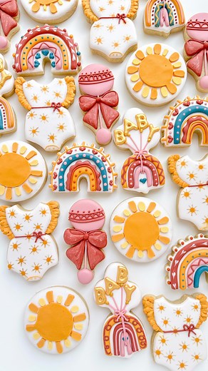 10K views · 571 reactions | Another boho rainbow baby shower...