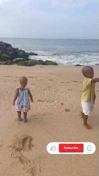 Happy Kids Enjoying Private Beach Fun | Cute Moments & Playtime Adventures #shortsfeed