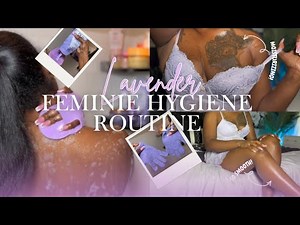 My AFFORDABLE LAVENDER Nighttime Feminine Shower Routine for Relaxation🪻💦 | Soft & Smooth Skin |