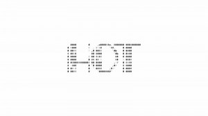 caliente ascii animación en blanco antecedentes. ascii Arte código símbolos con brillante y reluciente destellos efecto fondo. atractivo atención promoción.