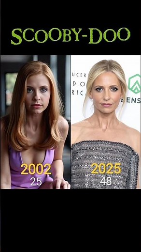 Scooby-Doo 2002 Cast 🔥 THEN vs NOW | #shorts