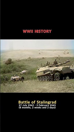 BATTLE OF STALINGRAD, the bloodiest and fiercest battle of the entirety of World War II #ww2 #tank