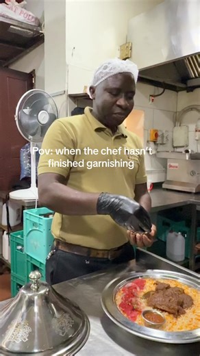 When the Chef Isn’t Finished Garnishing