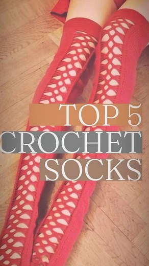 1.7K views · 18 reactions | Top 5 crochet lace socks, pattern link in my bio @themailodesign . #crochetsocks #crochetgaiter #crochetkneehighsocks #crochettights #crochetforsale #crochethandmade #crochetdress #crochetsweater #crochetinspiration | TheMailoDesign | Facebook