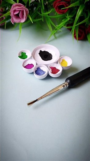 DIY paper quiling color palette | #shorts #diy