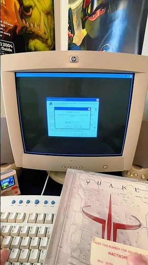 Installing Quake III Arena on my retro PC #retrogaming #pcgaming #oldgames