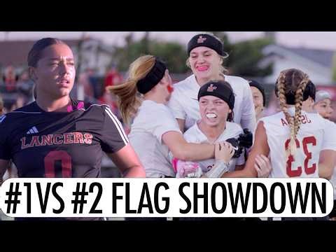 Makena Cook Fights to Win #1 OLu vs #2 JSerra: Flag Football Showdown 💥