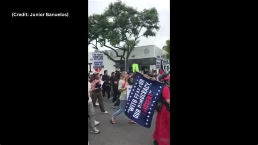 VIDEO: ‘Emergency’ protest draws hundreds to South Park in opposition of ICE raids