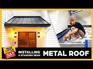 Installing a modern standing seam metal roof