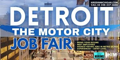 Detroit Manufacturing Job Fair 2025