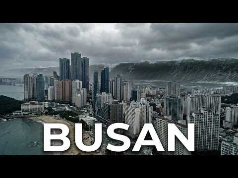 Busan MEGA TSUNAMI (AI FICTIONAL) | Korea's Coast Devastated by Massive Waves