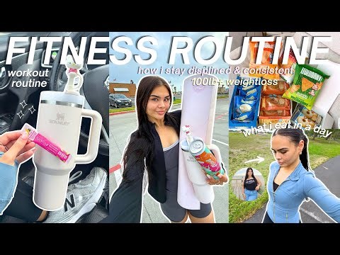 WHAT I EAT IN A DAY + WORKOUT ROUTINE ⚡️ How I Stay Consistent After Losing 100+ LBS (Fitness Vlog)