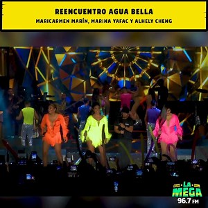 7.7M views · 139K reactions |  ¡ESPECTACULAR!  Así fue el reencuentro de las ex *Agua Bella* Maricarmen, Marina y Alhely se juntaron el año pasado para cantar el clásico *Pasito tun tun* en concierto 拾 | MegaMix | Facebook