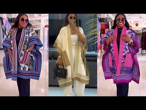How to Make an Elegant Kimono Aso Oke Dress with Fringe Pockets | Butterfly Kimono Tutorial