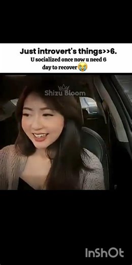 Just introvert's things!! 6 days break👑 @ShizuBloom.6 #shizubloom #introvert #funny