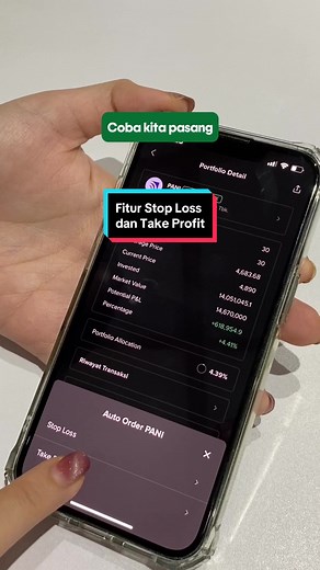 Fitur ini bisa bantu kita untuk trading sesuai trading plan kita, walaupun lagi sibuk gak bisa mantau market🙌🏻 #investasisaham #sahampemula #fiturstockbit #stockbit