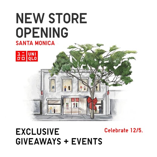 37K views · 12 shares | UNIQLO is reopening in Santa Monica on 12/5—discover LifeWear made for all. | UNIQLO USA | Facebook
