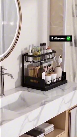 Kitchen + Bathroom + Under Sink - 1 organizer for all!
