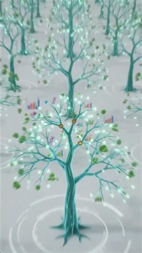 Random Forest Machine Learning Explained in 15 Seconds 🌳🤖#RandomForest #MachineLearning #AI #random