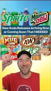 Nine New Soda Releases Coming Soon 🥤🔥 #soda #drinks