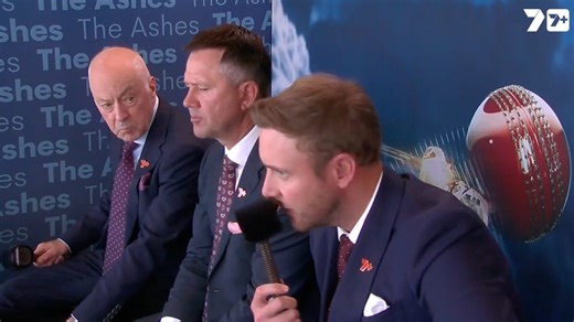 Stuart Broad Stuns Ricky Ponting With On-Air Dig as Aussie Commentator Hits Back