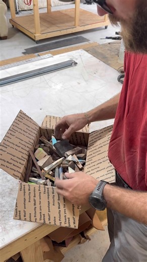 9.5K views · 98 reactions | Edit: Auction closed. Thanks! Auction alert  Medium flat rate box full of random cut offs. Lot of great quality stuff that is simply too pretty to throw away - I know someone out there can make good use of these. Rules: Starting price is $22 (shipping cost) ⭐️Inside USA only (no international bids please) Shipping included. $1 minimum bid increments. Auction closes today Nov. 7th at 8:00 p.m central time. | Nick’s Knifeworks | Facebook