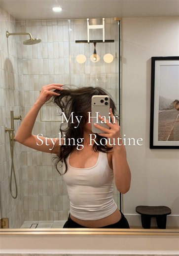 My hair styling routine #haircare #blowoututorial #sakurashymko products used: @AMIKA: @Moroccanoil @Color Wow Hair @Dyson USA