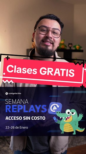 Las grabaciones de clases de más de 15 Bootcamps estarán gratis del 22 al 26 de Enero en codigofacilito.com #cursos #bootcamp #programming