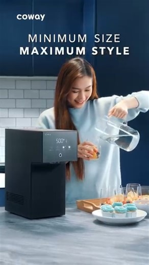 15K views · 96 reactions | Meet your kitchen’s tiny hero, Coway DAZZIE! Coway DAZZIE fits right into your daily hustle, making fresh, clean water just a sip away. This tiny marvel fits anywhere, maximising space and elevating your kitchen’s look. The perfect fit for any Malaysian! Discover more at https://bit.ly/4cfHTz1 #CowayMalaysia #CowayChangesYourLife #CowayDAZZIE | Coway Malaysia | Facebook