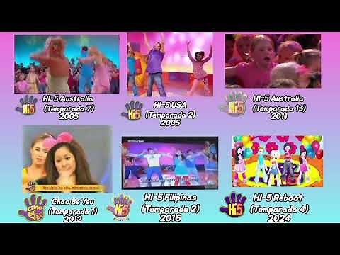 HI-5 Reboot - Todos Maravillosos Son/Some Kind Of Wonderful Comparación (2005/2011/2012/2016/2024)