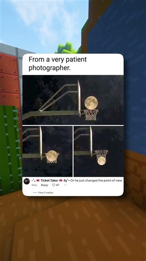 The Moon is a Basketball! 🌕