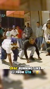 2pac running like CJ from GTA #apexsounds #memes #2pac #funny #lol | APEX Sounds