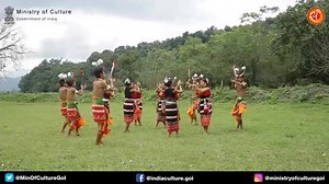Rongmei tribe of western Manipur replicates the Bee movement known as “Khuaihuna Lam”, noted for its vigorous footsteps, sharp, clean, and graceful movements. #ExploreHeritageDiscoverYourself Prahlad Singh Patel PMO India | Ministry of Culture, Government of India