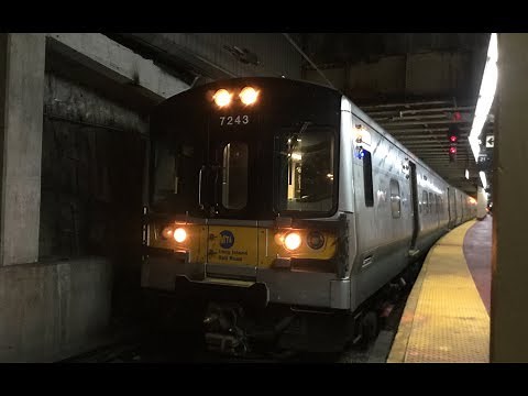 Long Island Railroad: On Board Long Beach Branch M7 LIRR From Long Beach to Penn Station