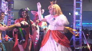 1.6K views · 17 reactions | Peach in the Fyre The crown goes to Maymi Mendez as Princess Peach in her Fire Flower Dress from the Mario series, winning 1st place in the #FirstAttack2024 Cosplay Contest! Stunning portrayal of a gaming icon!  #Cosplay #Gaming #Mario | First Attack Puerto Rico | Facebook