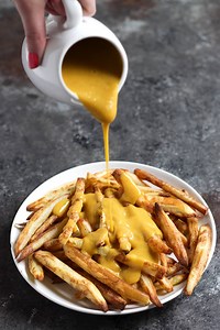 Healthy Vegan Cheese Sauce made with Squash