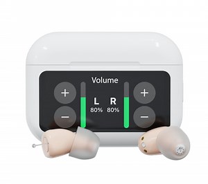 Audien Atom X In Ear Hearing Aids w/ Touch Screen & Protection Plan - QVC.com