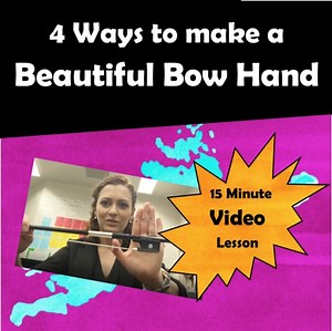 4 Ways to Make a Beautiful Bow Hand (15-Minute VIDEO LESSON)