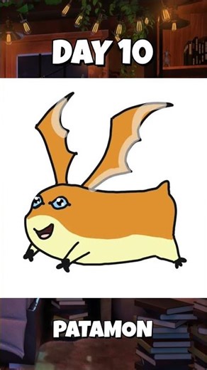 Draw Something a Day 2026 Day 10 Patamon