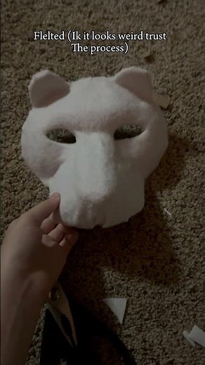 New mask! #crafts #therian #theriangear #therianthropy #crafty #creative #dog #mask #furry #fun