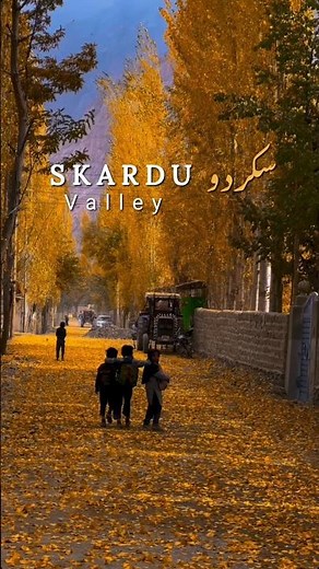 Skardu in Autumn Season 🍁| The Most Beautiful Valley in Gilgit Baltistan. #skardu #valley