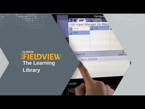 How to import and execute prescription maps in a Raven Viper 4/4+