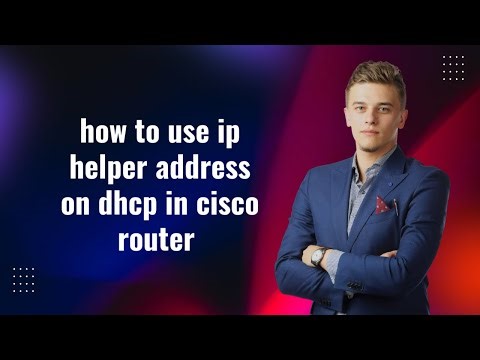 how to use ip helper address on dhcp in cisco router
