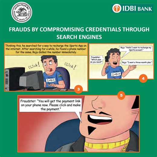 61 reactions | Always obtain the contact details/customer service number, etc. from the official website of the service provider only. Report such incidences to: ✅Cyber crime police station ✅https://cybercrime.gov.in/ #StayCyberSafe | IDBI BANK | Facebook