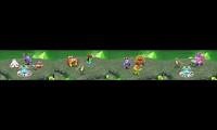 Mix of 4 videos from youtube : THE BEST MY SINGING MONSTERS MASHUP EVER