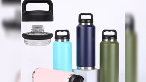 Replacement for YETI Rambler Bottle Chug Cap Lid, Screw Top Lid Replacement Fits for 18/26/ 36/64 oz YetiRambler, Chug CapLid Replacement for Yeti Rambler Models