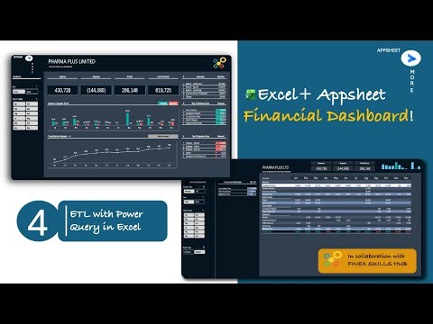 PART 4 : How to Build a Live Excel Financial Dashboard 📊 Connected to AppSheet 🔗
